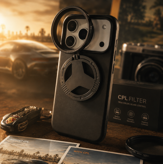 Car Photography Kit — Mount + CPL Filter
